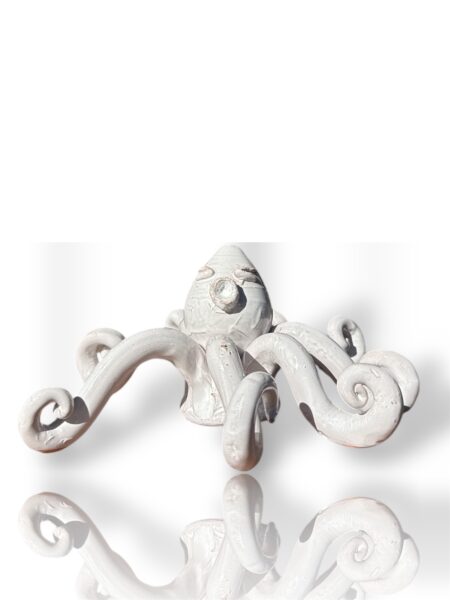 Polpo Marino Bianco - in Ceramica di Santo Stefano di Camastra