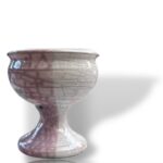 Vasetto Macedonia Minimal -BL- in Ceramica di Santo Stefano di Camastra