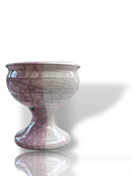 Vasetto Macedonia Minimal -BL- in Ceramica di Santo Stefano di Camastra