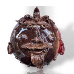 Maschera Sikana -MR- in Ceramica di Santo Stefano di Camastra