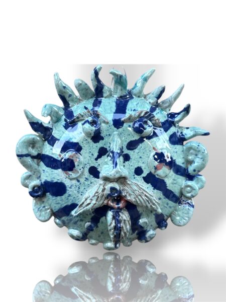 Maschera Sikana -VB- in Ceramica di Santo Stefano di Camastra