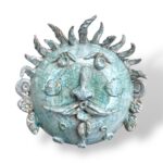 Maschera Sikana effetto marmo -A- in Ceramica di Santo Stefano di Camastra
