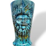 Vaso Leone - in Ceramica di Santo Stefano di Camastra