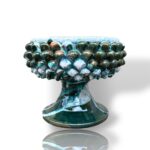 Alzata Centro Tavola -VB- in Ceramica di Santo Stefano di Camastra