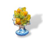 Pigna con applicazione di limoni - in Ceramica di Santo Stefano di Camastra