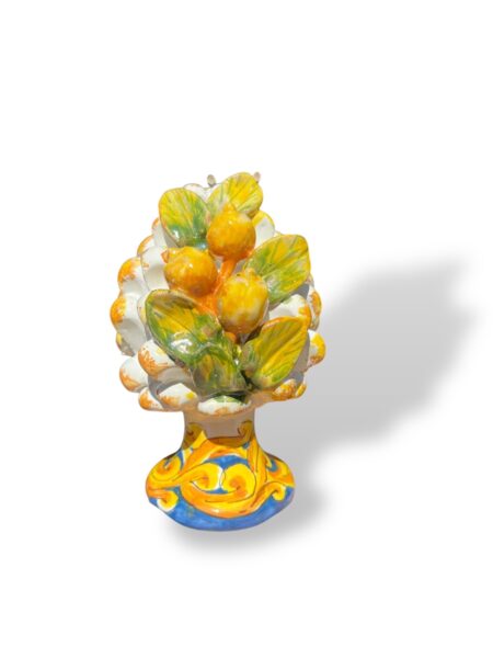 Pigna con applicazione di limoni -G- in Ceramica di Santo Stefano di Camastra