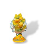 Pigna con applicazione di limoni -B- in Ceramica di Santo Stefano di Camastra