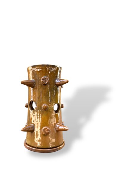 Porta candela Riccio - in Ceramica di Santo Stefano di Camastra