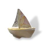 Barca a Vela grande - in ceramica di Santo Stefano di Camastra