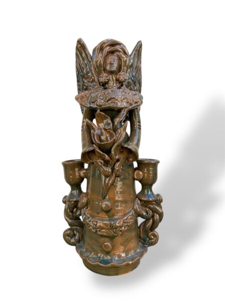 Matrangela candeliere -MV- in Ceramica di Santo Stefano di Camastra