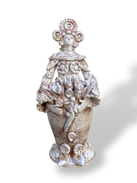 Bambola porta fortuna -BM- in Ceramica di Santo Stefano di Camastra