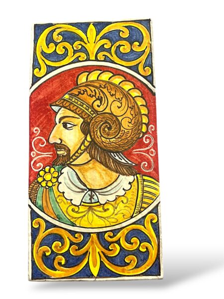 Mattin rust Orlando -R- in Ceramica di Santo Stefano di Camastra