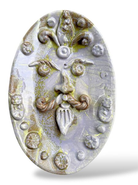 Piatto Sikano -VG- in Ceramica di Santo Stefano di Camastra