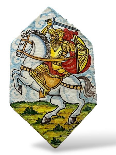 Mattone Rustico  Esagonale Paladino in Ceramica di Santo Stefano di Camastra