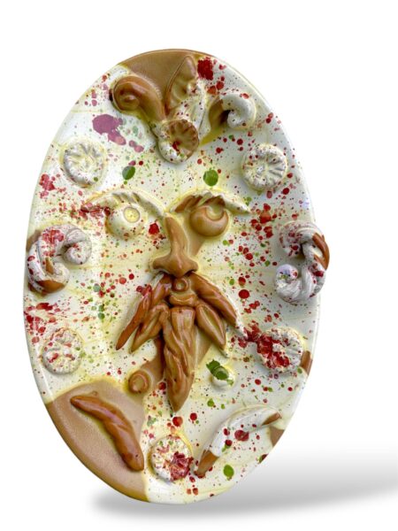 Piatto Sikano Multicolor - in Ceramica di Santo Stefano di Camastra