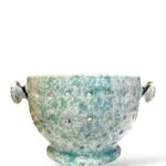 Secchiello scola frutta -VB- in Ceramica di Santo Stefano di Camastra