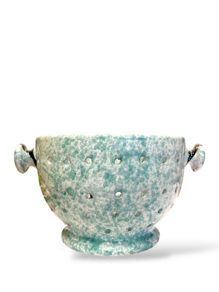 Secchiello scola frutta -VB- in Ceramica di Santo Stefano di Camastra