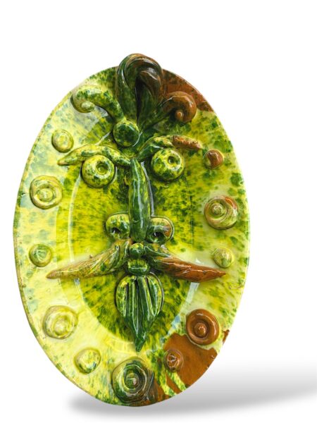 Piatto Sikano -VG1- in Ceramica di Santo Stefano di Camastra