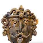 Vaso Sikano marrone - in Ceramica di Santo Stefano di Camastra