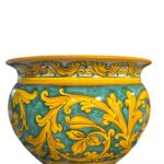 Cachepot classico Barocco - in Ceramica di Santo Stefano di Camastra