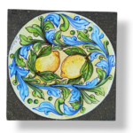 Tagliere in Pietra Lavica Limoni - in Ceramica di Santo Stefano di Camastra