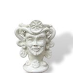 Testa di Moro vasetto -B- in Ceramica di Santo Stefano di Camastra