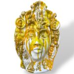 Testa Kaleido Donna -G- in Ceramica di Santo Stefano di Camastra