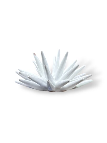 Riccio Total White - in Ceramica di Santo Stefano di Camastra