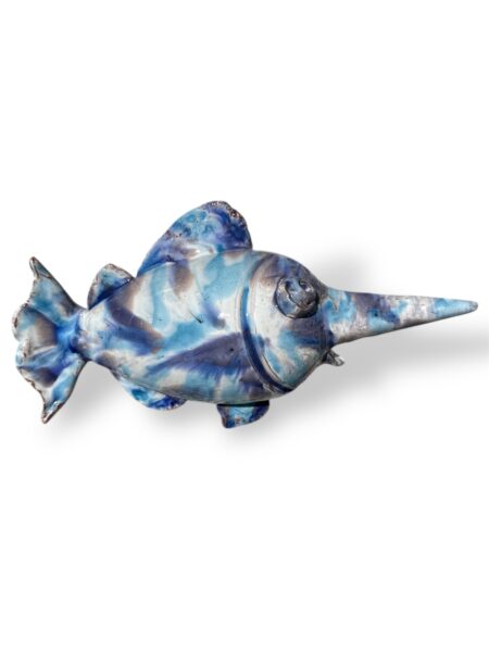 Pesce -B- in Ceramica di Santo Stefano di Camastra