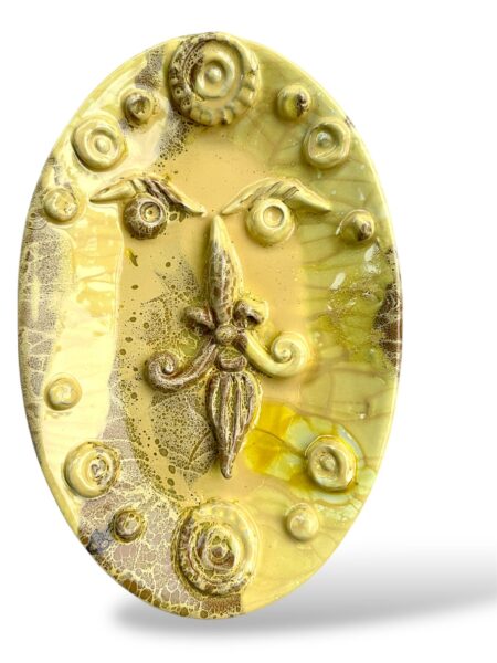 Piatto Sikano -GM- in Ceramica di Santo Stefano di Camastra