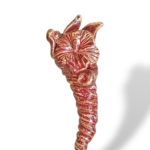 Corno rosso "Cinque Petali" - in Ceramica di Santo Stefano di Camastra