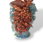 Vaso con Foglie di Vite - VA - in Ceramica di Santo Stefano di Camastra