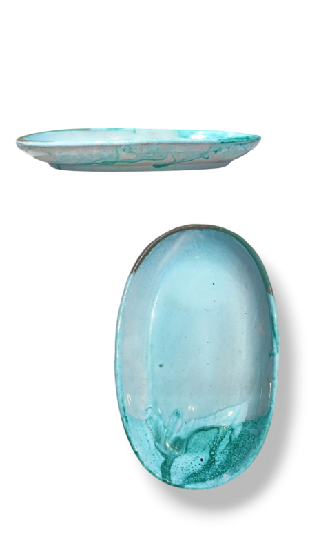 Vassoio da portata - VB - in Ceramica di Santo Stefano di Camastra