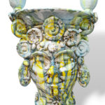Lumiere - Testa di Moro effetto marmo - in Ceramica di Santo Stefano di Camastra
