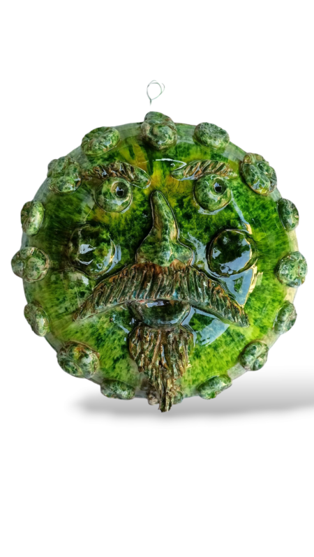 Maschera Sikana - VB1 - in Ceramica di Santo Stefano di Camastra