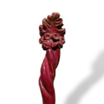 Corno con foglia rosso - in Ceramica di Santo Stefano di Camastra