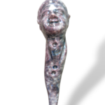 Corno con volto "Violaceo" - in Ceramica di Santo Stefano di Camastra