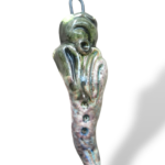 Corno verde con applicazioni Barocche - in Ceramica di Santo Stefano di Camastra