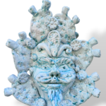 Testa Mitologica "Ficus" effetto marmo - BB - in Ceramica di Santo Stefano di Camastra