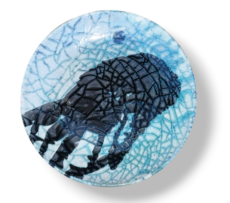 Piatto Craquelé Profondo - VN - in Ceramica di Santo Stefano di Camastra