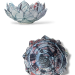 Ciotola Fiore di Loto -BR- piccola - in Ceramica di Santo Stefano di Camastra