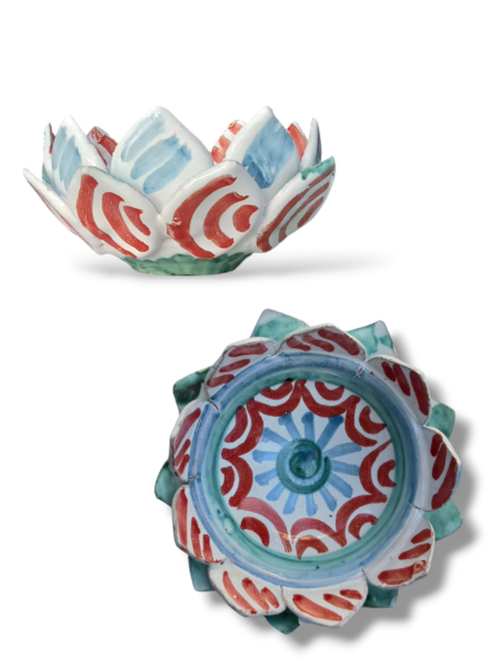 Fiore Di Loto - in ceramica di Santo Stefano di Camastra