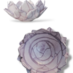 Ciotola Fiore di Loto lilla - in Ceramica di Santo Stefano di Camastra