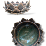 Ciotola Fiore di Loto - VM - in Ceramica di Santo Stefano di Camastra