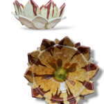 Ciotola Fiore di Loto -AB- in Ceramica di Santo Stefano di Camastra
