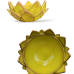 Fiore di Loto giallo - in Ceramica di Santo Stefano di Camastra