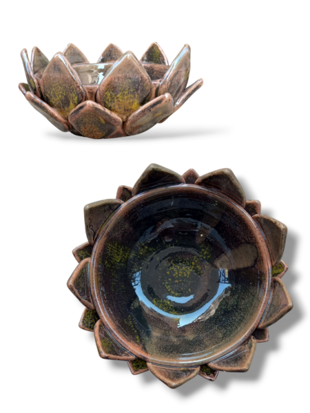 Fiore di Loto - MRG - in Ceramica di Santo Stefano di Camastra