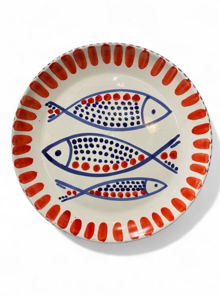 Piatto "Pesci d'Autore" - in Ceramica di Santo Stefano di Camastra