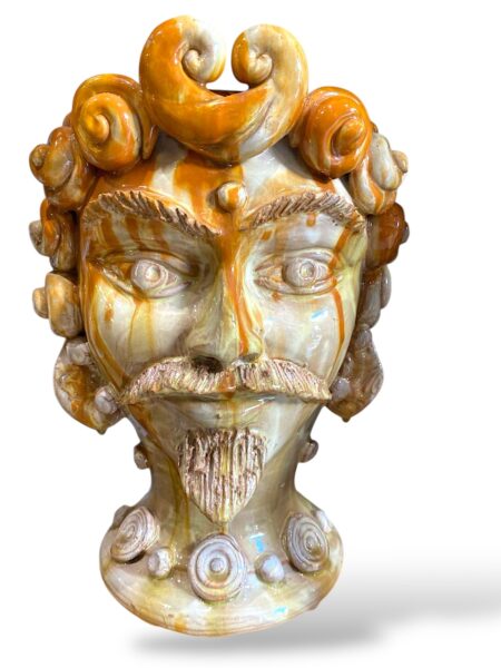 Testa di Moro Kaleido - ARA - in Ceramica di Santo Stefano di Camastra