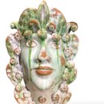 Testa Ficus - in Ceramica di Santo Stefano di Camastra